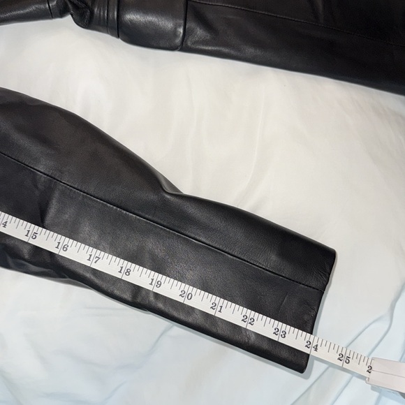 Massimo Dutti Leather Blazer - Picture 13 of 14